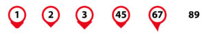 Gebruik Vormgeving en Effecten in Adobe Illustrator: locatiemarkeringen.