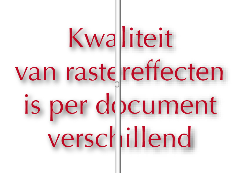 RasterEffecten in Illustrator