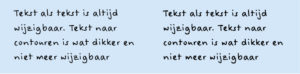 Tekst naar contouren omzetten met InDesign